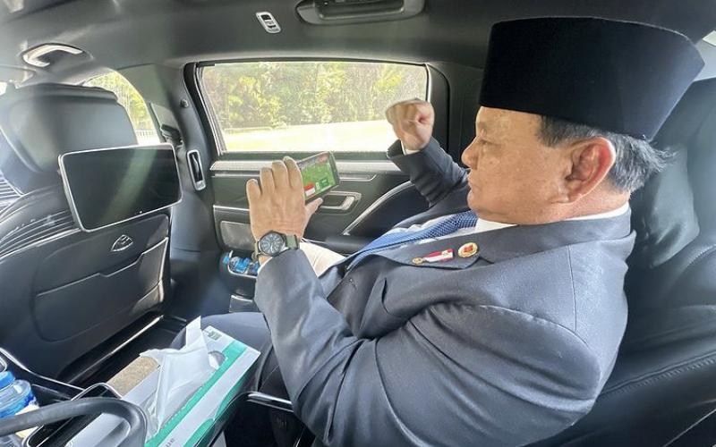 Timnas Indonesia Benamkan Arab Saudi, Prabowo: Luar Biasa…
