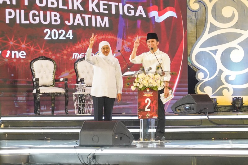 Poltracking Indonesia Prediksi Khofifah-Emil Menang Pilgub Jatim 2024