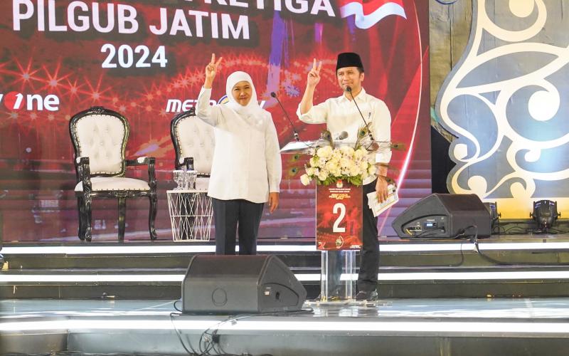 Poltracking Indonesia Prediksi Khofifah-Emil Menang Pilgub Jatim 2024
