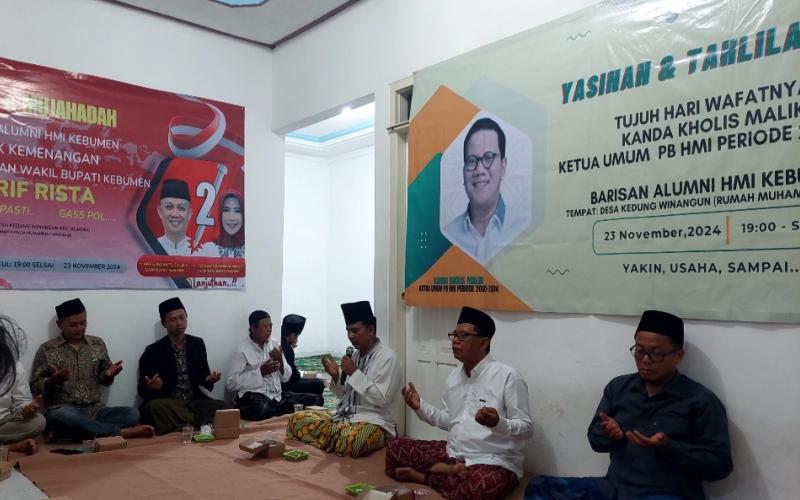 Barisan Alumni HMI Kebumen Gelar Mujahadah untuk Kemenangan Arif-Rista