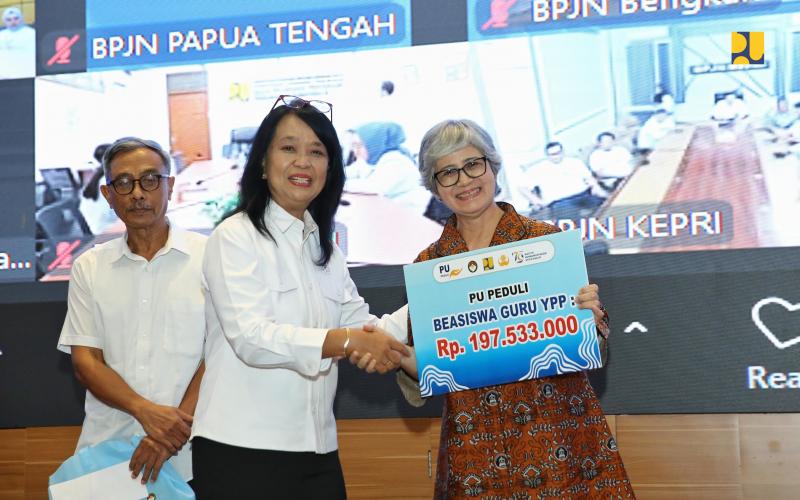 Kementerian PU Salurkan Donasi Rp3,3 Miliar untuk Insan PU dan Masyarakat