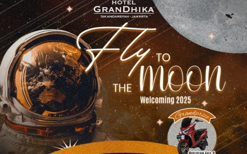 Menyambut Kemeriahan Tahun Baru 2025, Hotel GranDhika Iskandarsyah Jakarta Persiapkan Tema &ldquo;Fly To The Moon&rdquo;,