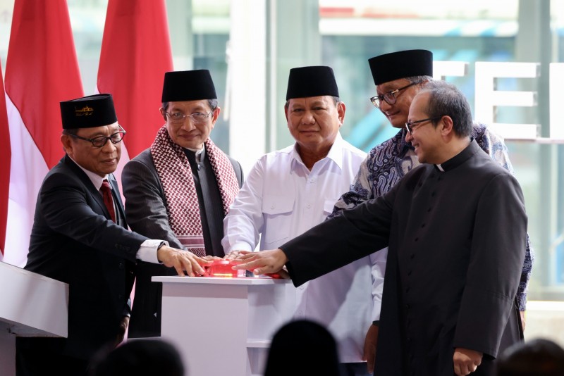 Resmikan Terowongan Istiqlal-Katedral, Prabowo: Saya Kebagian Enaknya...