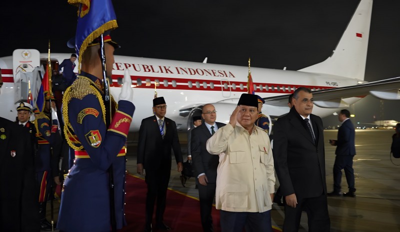 Tiba di Kairo, Prabowo Disambut Pejabat Tinggi Mesir