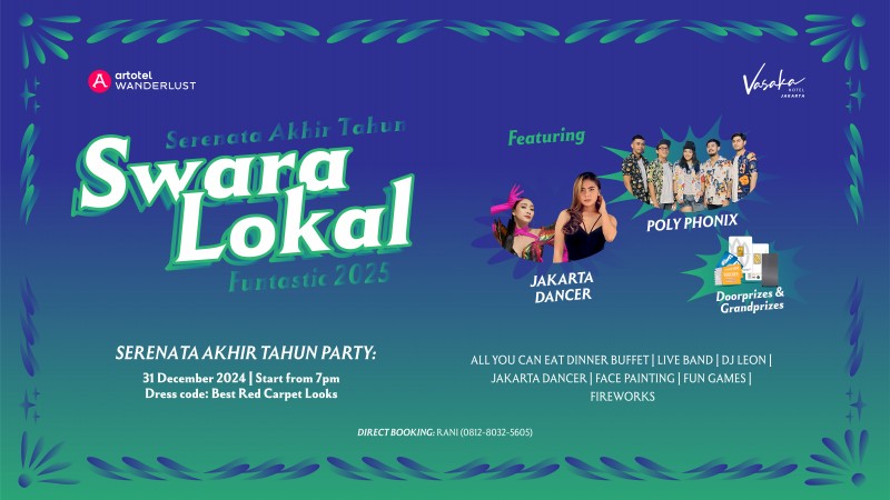 Serenata Akhir Tahun di Vasaka Hotel Jakarta, Raih Kesempatan Emas