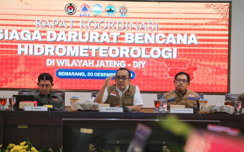 Menko PMK Pratikno Tekankan Kesiapan Daerah Hadapi Bencana Hidrometeorologi dan Fokus Modifikasi Cuaca