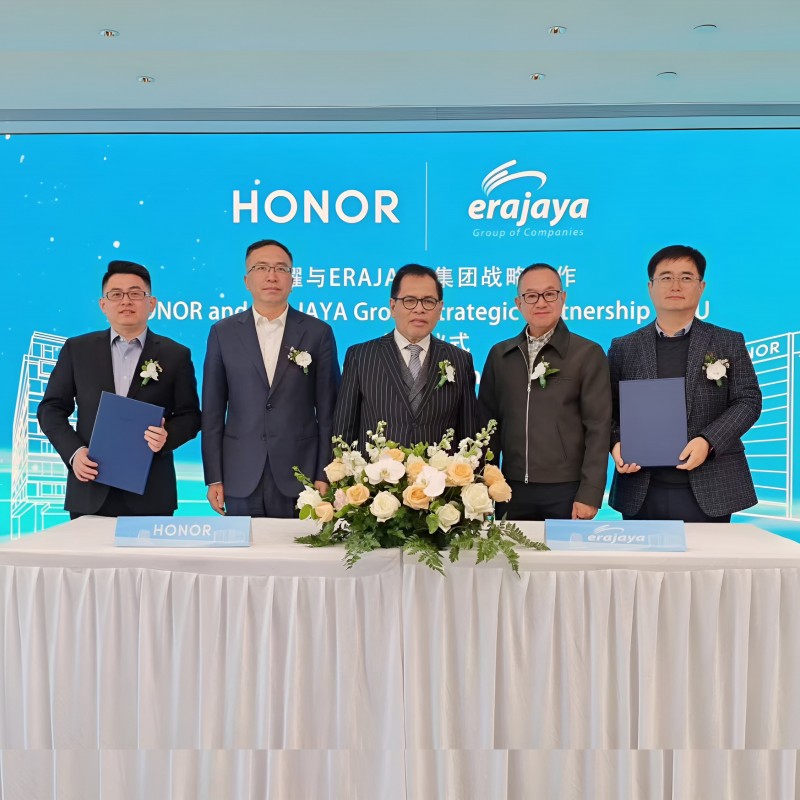 Erajaya Group Resmi Bermitra dengan HONOR untuk Penjualan Online, Ritel dan Distribusi di Indonesia
