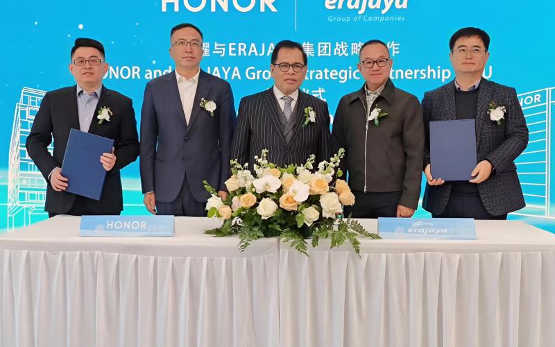 Erajaya Group Resmi Bermitra dengan HONOR untuk Penjualan Online, Ritel dan Distribusi di Indonesia