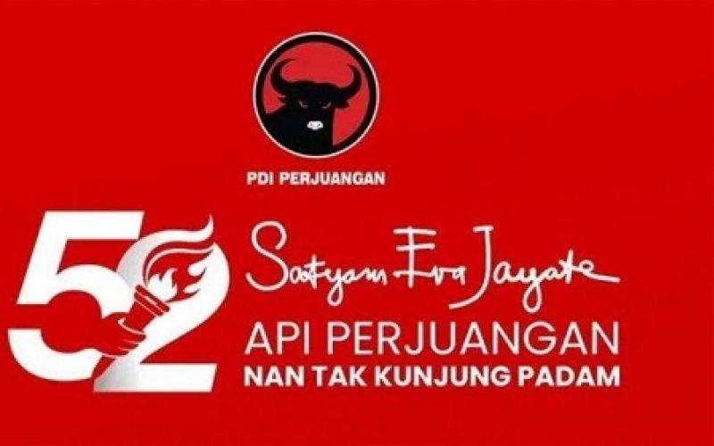 Dasco dan Jokowi Ucapkan Selamat HUT ke-52 untuk PDIP