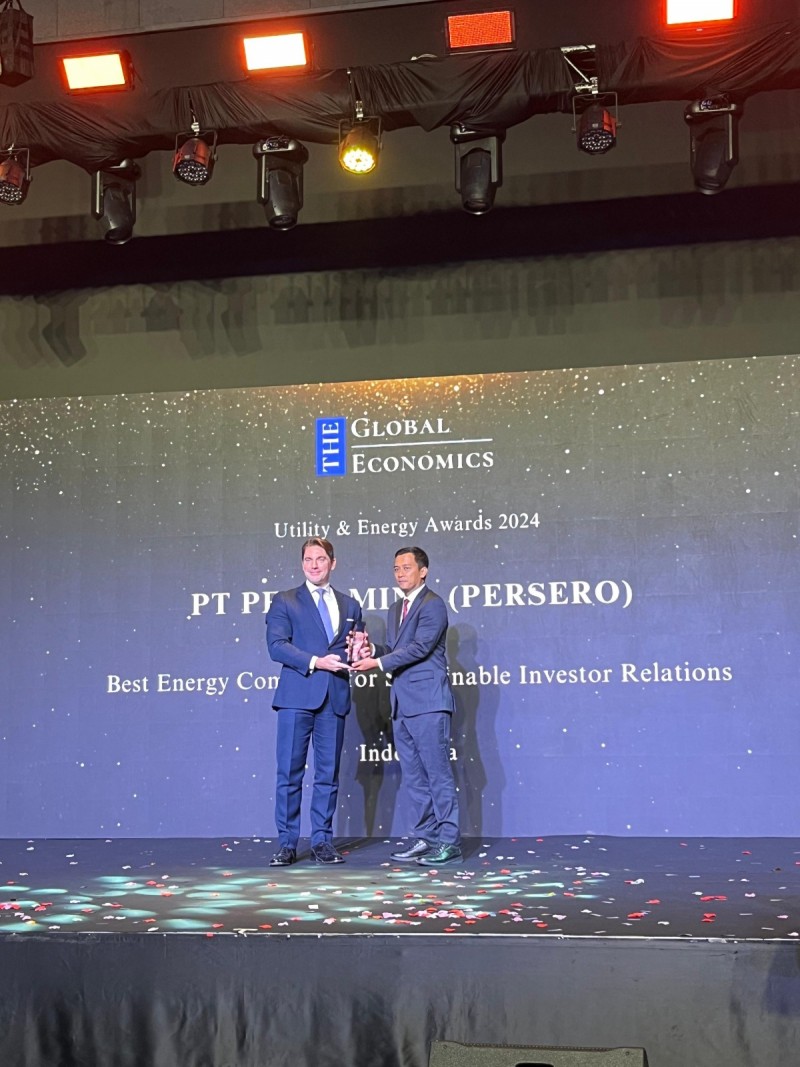 Pertamina Raih Penghargaan Internasional The Global Economics Awards
