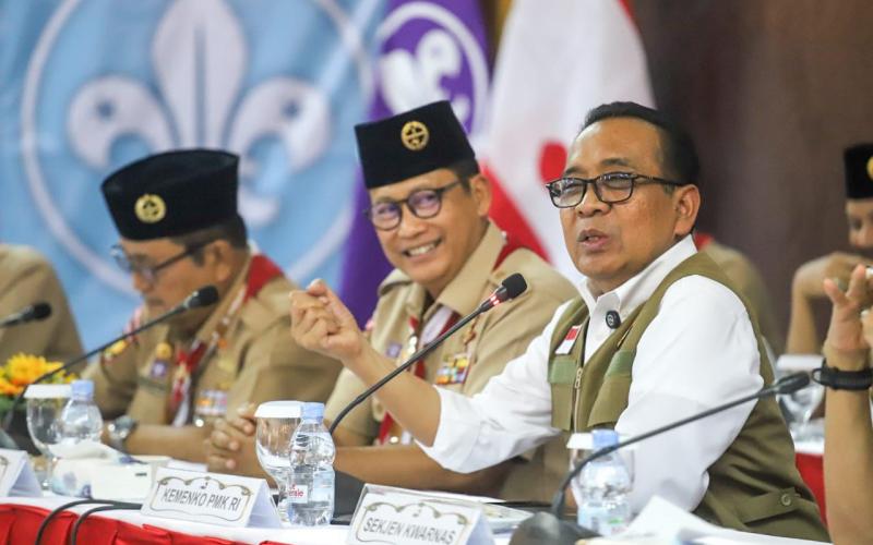 Apresiasi Gerakan Pramuka, Menko PMK: Pendukung Program Pemerintah