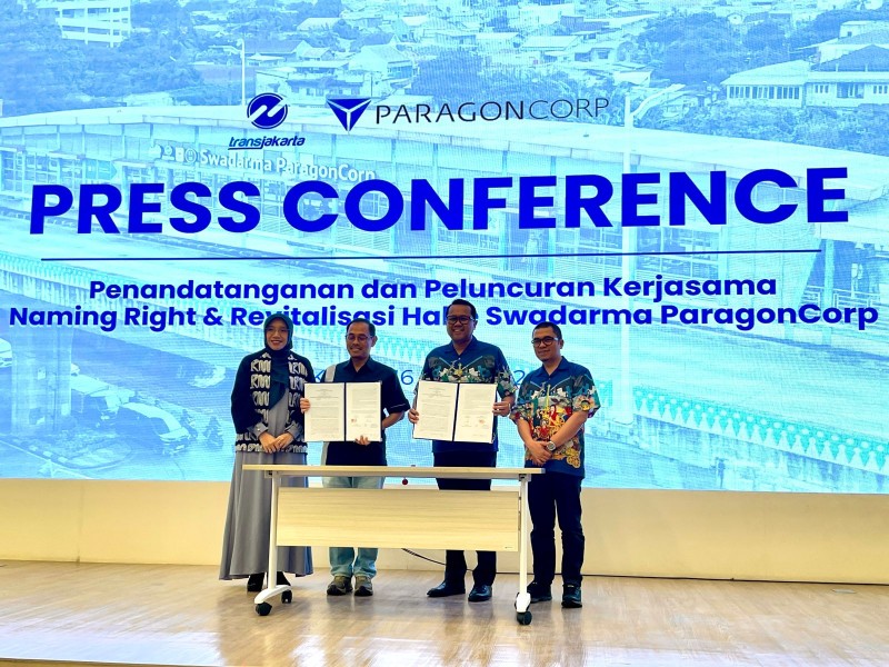 Sinergi ParagonCorp dan Transjakarta, Ubah Halte Swadarma Jadi Lebih Nyaman dan Inklusif