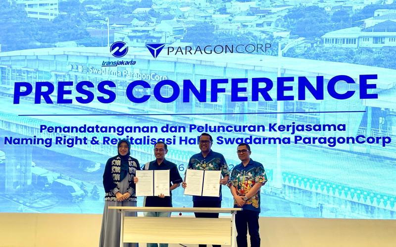 Sinergi ParagonCorp dan Transjakarta, Ubah Halte Swadarma Jadi Lebih Nyaman dan Inklusif