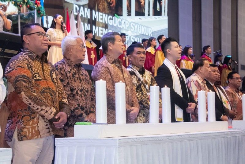 Natal Bersama Gerindra Suarakan Kedamaian dan Persatuan