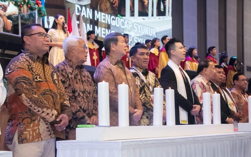 Natal Bersama Gerindra Suarakan Kedamaian dan Persatuan