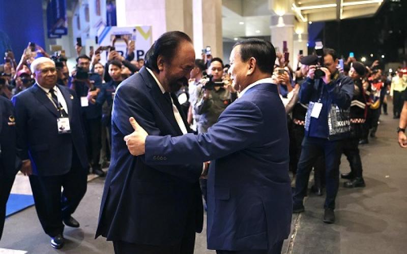 100 Hari Pemerintahan Prabowo Capai Kepuasan Publik 80,9 Persen, Surya Paloh Senang