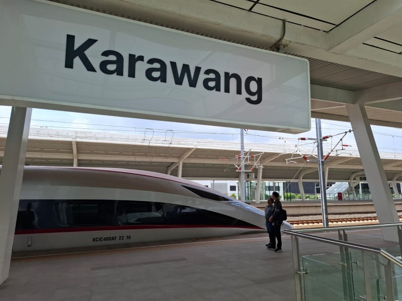 Stasiun Whoosh Karawang Perlu Dukungan Layanan Angkutan Umum