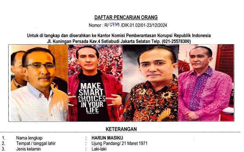 Harun Masiku Ditengarai Sewa Rumah Djan Faridz