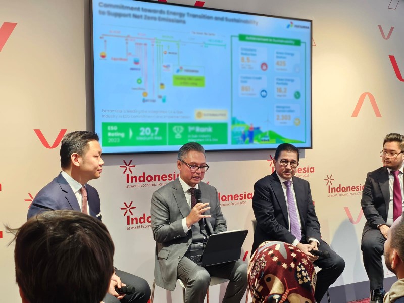 Pertamina Ungkap Strategi Keberlanjutan di Forum Ekonomi Dunia 2025