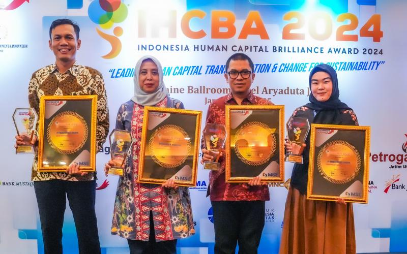 Transjakarta Borong Empat Penghargaan di Indonesia Human Capital Brilliance Award 2024