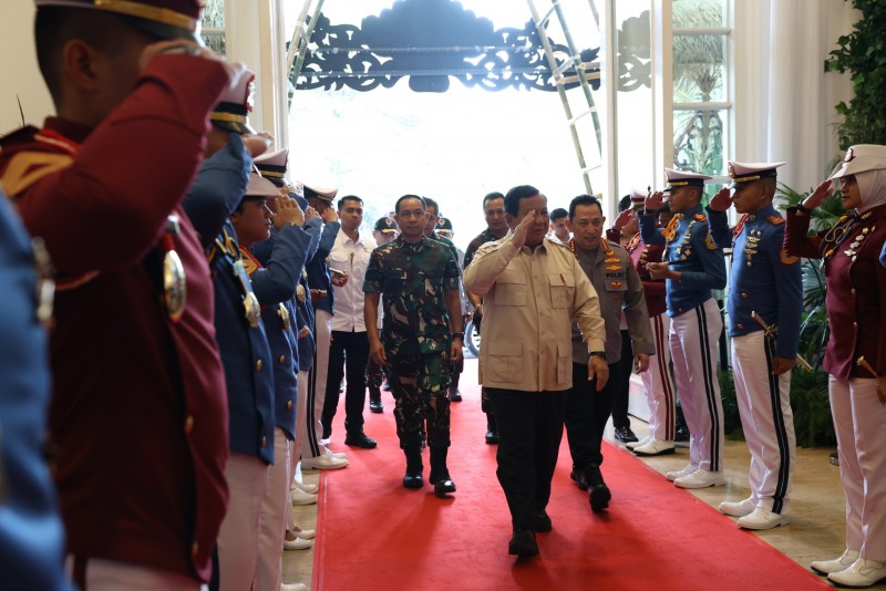 Sentil Jenderal TNI-Polri, Prabowo: Bintang di Pundak untuk Bangsa dan Negara