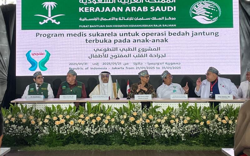 RSJPD Harapan Kita Terima Bantuan Tim Medis Arab Saudi, Atasi Kelainan Jantung Bawaan Anak Indonesia