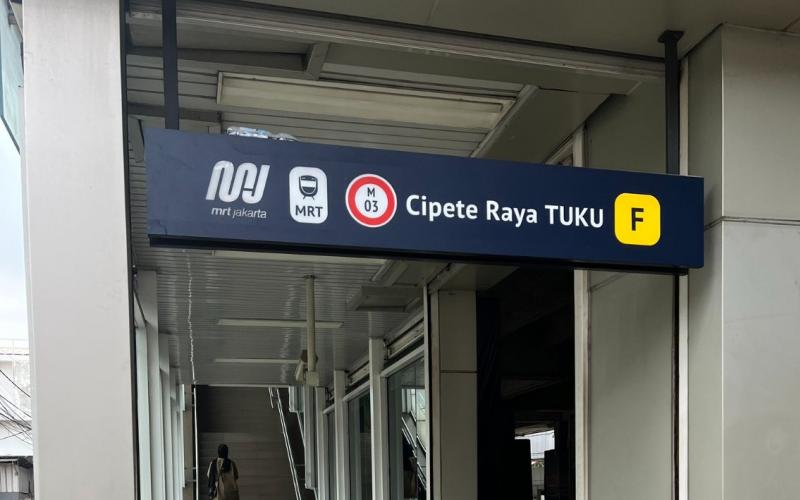 Kolaborasi dengan MRT, Nama Toko Kopi TUKU Resmi Tercantum di Stasiun Cipete Raya