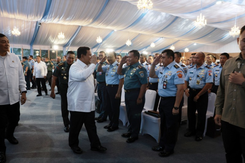 Kumpulkan Ribuan Komandan TNI, Prabowo: Negara yang Berdaulat Mampu Lindungi Diri