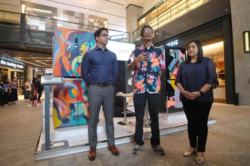 Penggalangan Dana 10 Kulkas Artistik Bosch Home Appliances untuk Yayasan Kanker Anak Indonesia