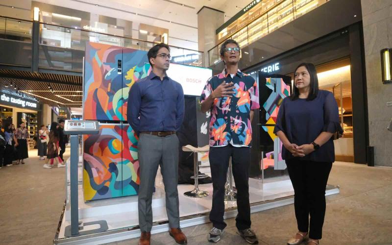 Penggalangan Dana 10 Kulkas Artistik Bosch Home Appliances untuk Yayasan Kanker Anak Indonesia