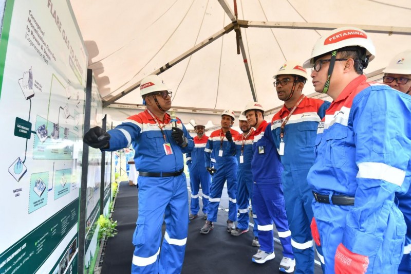 Transisi Energi Bersih, Pertamina Manfaatkan Gas Suar Kilang Menjadi Listrik