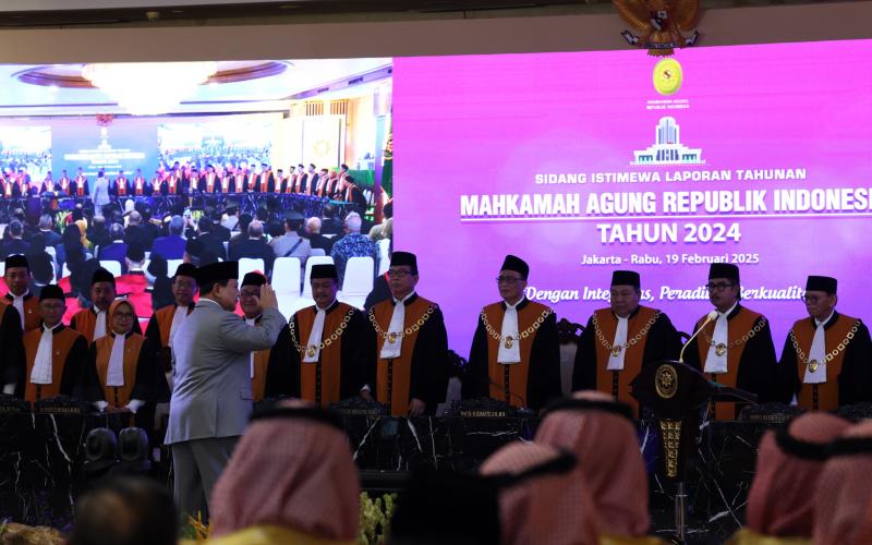 Prabowo Hormati Hakim