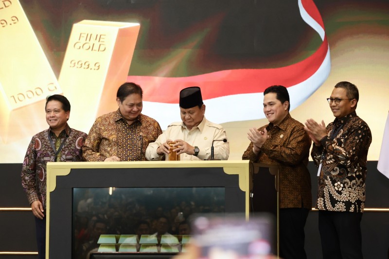 Prabowo Luncurkan Bank Emas, Potensi Buka 1,8 Juta Lapangan Kerja