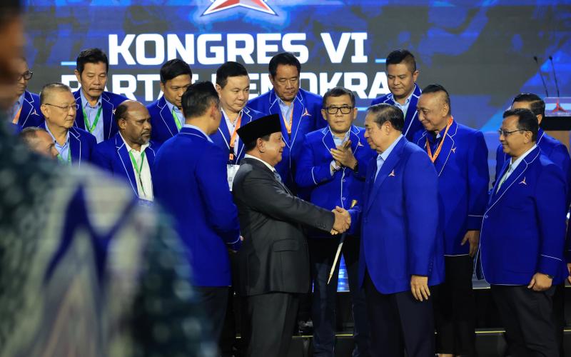 Kongres Demokrat Ajang Prabowo Bela Jokowi-SBY