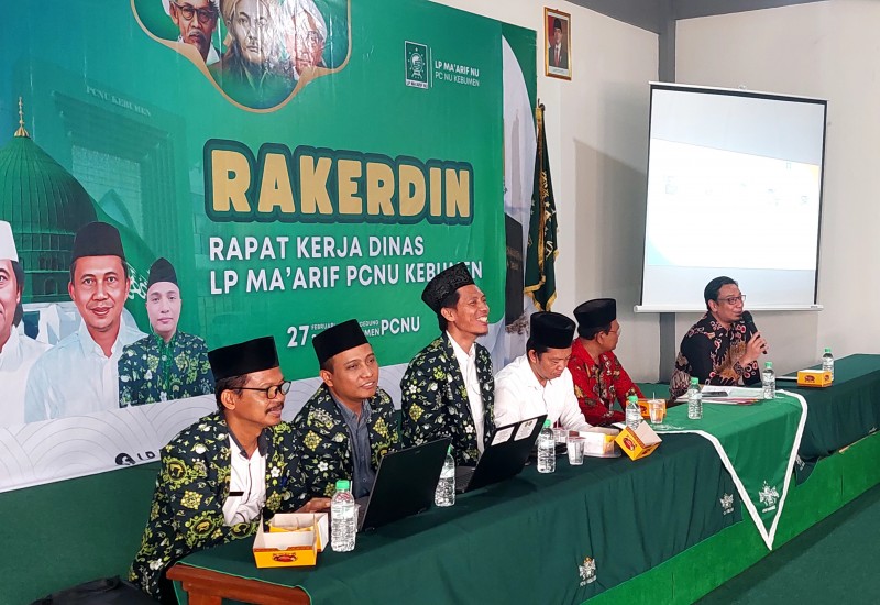 Gelar Rakerdin, LP Ma'arif PCNU Kebumen Targetkan Punya Lima Sekolah Unggulan