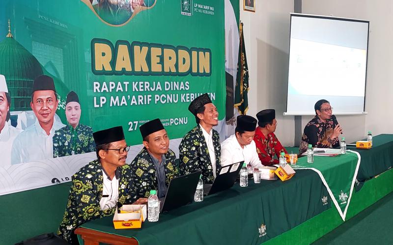 Gelar Rakerdin, LP Ma'arif PCNU Kebumen Targetkan Punya Lima Sekolah Unggulan