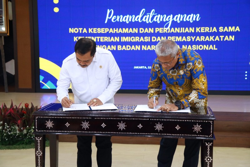 Kemenimipas-BNN Berkolaborasi Lindungi Pecandu Narkoba