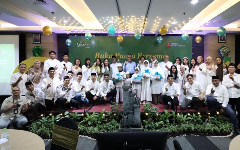Berbagi di Bulan Suci, Vasaka Hotel Jakarta Gelar &ldquo;Berbuka &Berbagi&rdquo;Bersama Anak Yatim