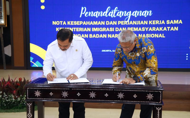 Kemenimipas-BNN Berkolaborasi Lindungi Pecandu Narkoba