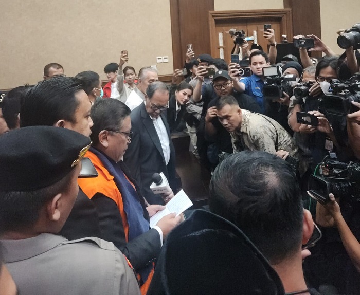 Didakwa Korupsi dan Rintangi Penyidikan, Hasto Pertanyakan Supremasi Hukum