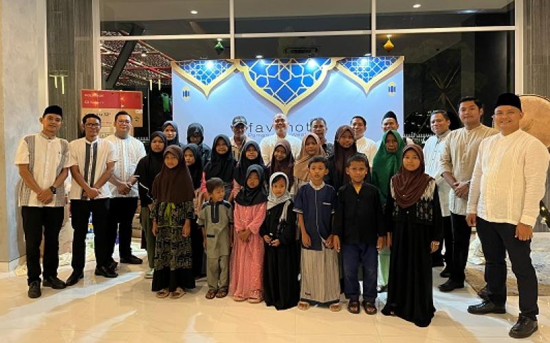 Semangat Berbagi di Bulan Ramadan, favehotel Pamanukan Gelar Buka Puasa Bersama Anak Yatim dan Warga Sekitar