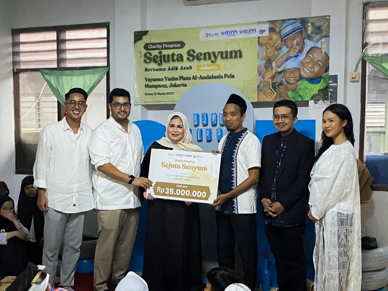 Sejuta Senyum: Charity Program Kolaborasi HIPPI dan Bumi Scholar