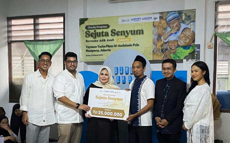 Sejuta Senyum: Charity Program Kolaborasi HIPPI dan Bumi Scholar