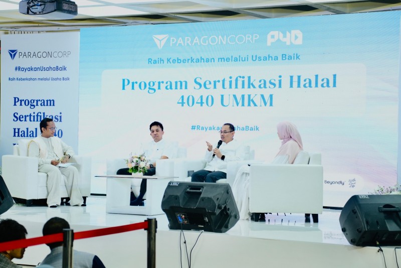 ParagonCorp Rayakan 40 Tahun dengan Dukung 4.040 UMKM Dapatkan Sertifikasi Halal