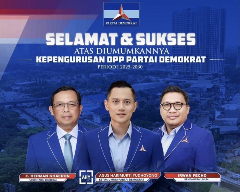 Rombak Pengurus Demokrat, AHY Ungkap Alasan Herman Khaeron Jadi Sekjen
