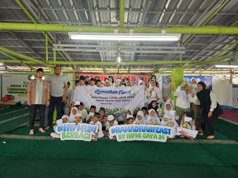Berbagi Kebahagiaan, HIPMI Jaya Salurkan Santunan untuk Anak Panti Asuhan