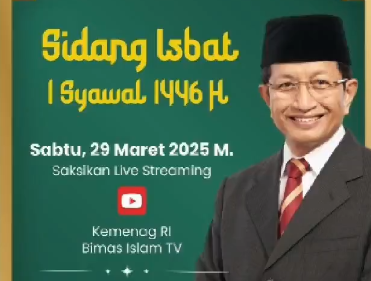 Idulfitri 1446 H Jatuh 31 Maret 2025