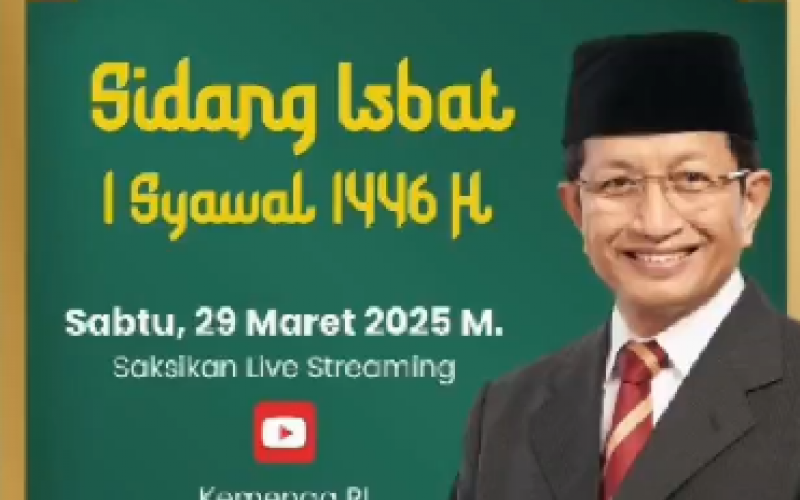 Idulfitri 1446 H Jatuh 31 Maret 2025