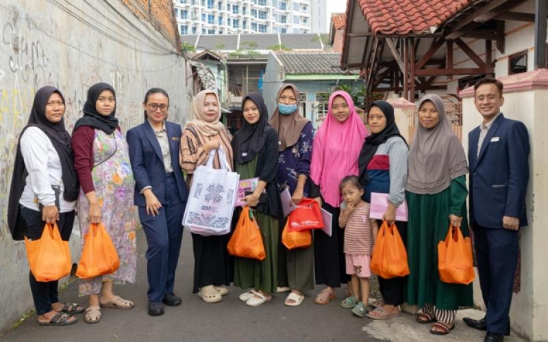 Peringati World Health Day 2025, Harris Puri Mansion Peduli Kesehatan Ibu Hamil dengan Berbagi Buah-Buahan Segar