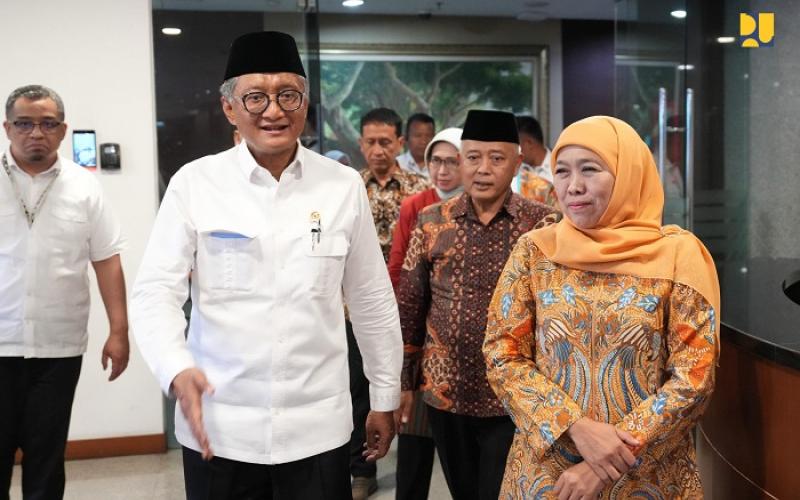 Pemerintah Dukung Infrastruktur Irigasi Pangan di Jatim